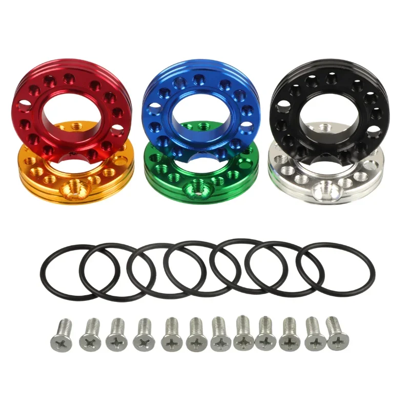 Motorcycle ATV 28mm CNC Carburetor Flange Spinner Plate Adaptor Inlet Manifold Adjuster for Pit Dirt Bike Buggy Quad
