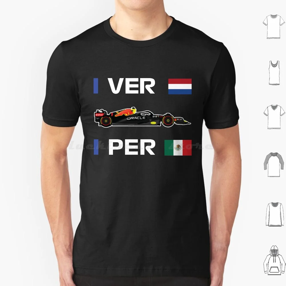 T-shirt Sergio Perez pour hommes et femmes, Team Car 2022, Rb18 Bull, 6XL, Sergio Perez Rb18, Pierre Gasly, Yuki, Tsunoda, Racecar Racing