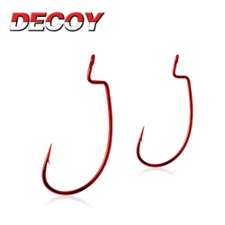 DECOY Japan Hook Wide Gape Offset Hooks High Power Fishing Hooks Texas Carolina Downshot Fishing Bass Hooks Fishing Accessories