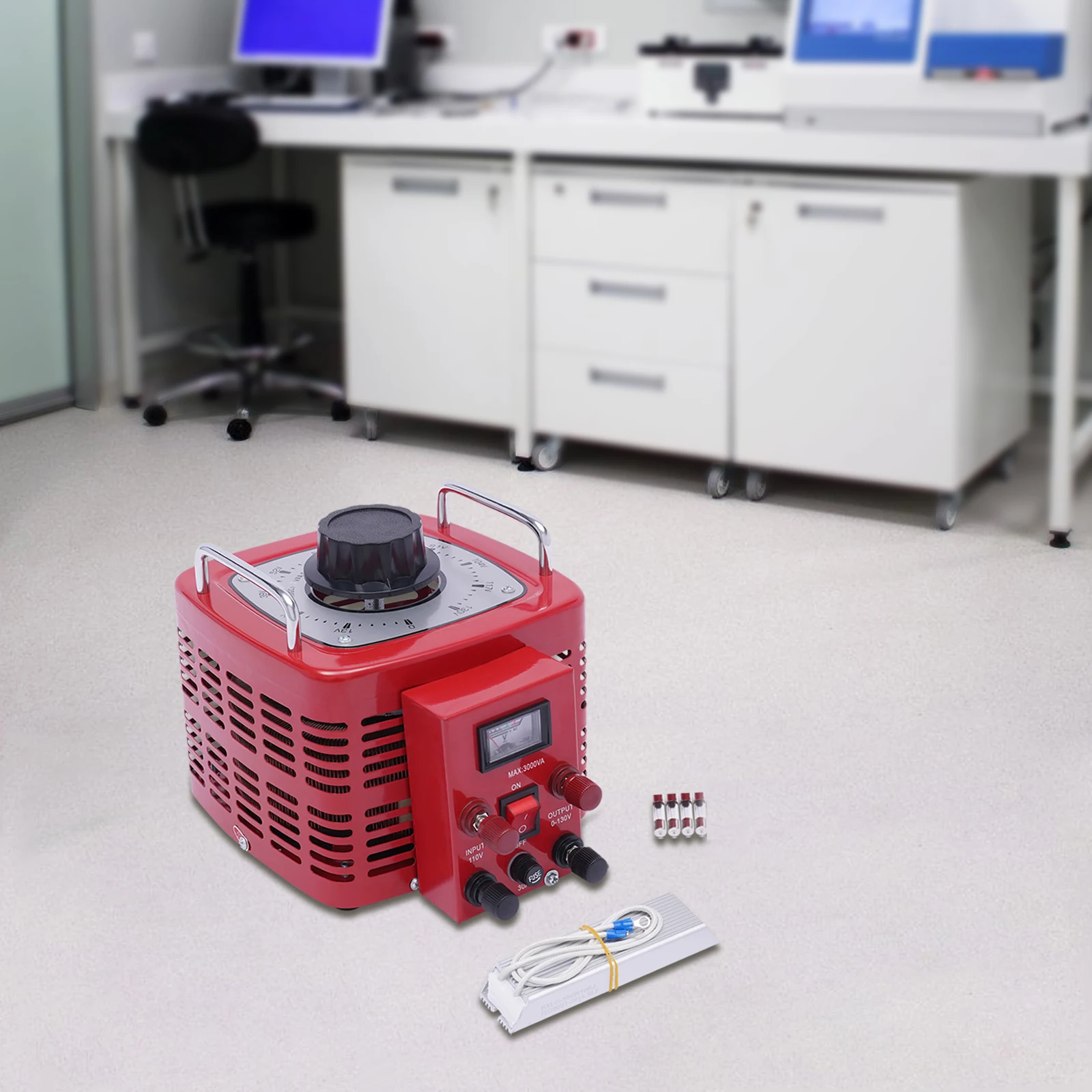 

7,48*9,44*7,87-дюймовый цифровой дисплей, красный и черный трансформатор, регулятор напряжения переменного тока, измеренный для управления скоростью двигателя