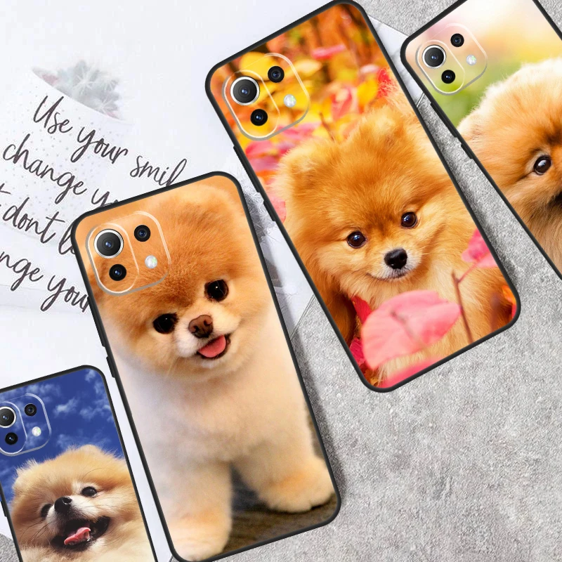 Pomeranian Dogs Dog Colorful Case For Xiaomi 13T Pro 14 11T 12T 12 13 Lite POCO F5 X3 X4 X5 X6 Pro F3 M5s M6 Pro Cover