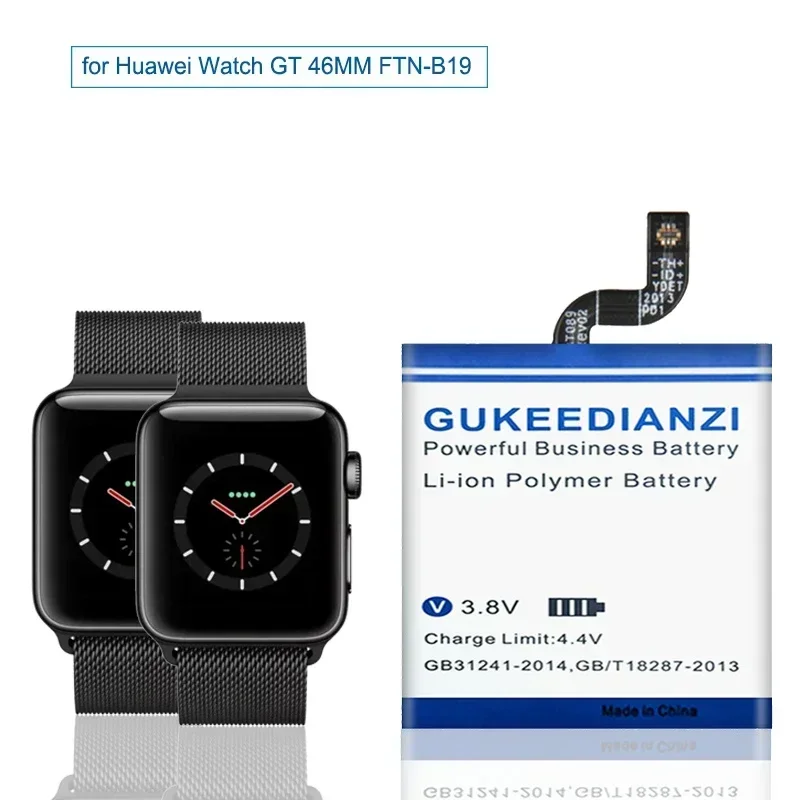 بطارية ساعة 850 مللي أمبير HB512627ECW+(46 ملم) لساعة هواوي GT 46 ملم FTN-B19 ذات سعة عالية #2