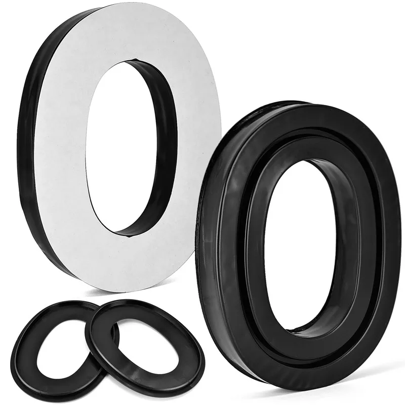 Almohadillas aislantes de ruido de silicona de alta calidad para auriculares, almohadillas suaves para auriculares con hebilla, 3M