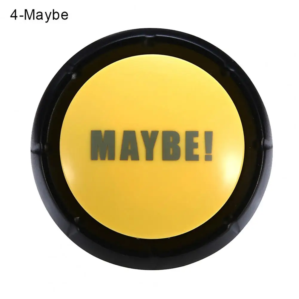 Funny Talking Button No Sorry Yes Sound Party Button Bullshit Maybe Toys Home Office Party Gag Funny Toy For new Vocal toys