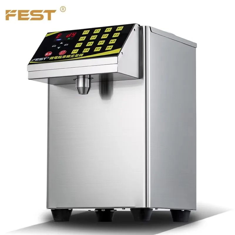 Commerciële Fructose Dispensers Machine Bubble Tea Siroop Doseren Boba Thee Apparatuur