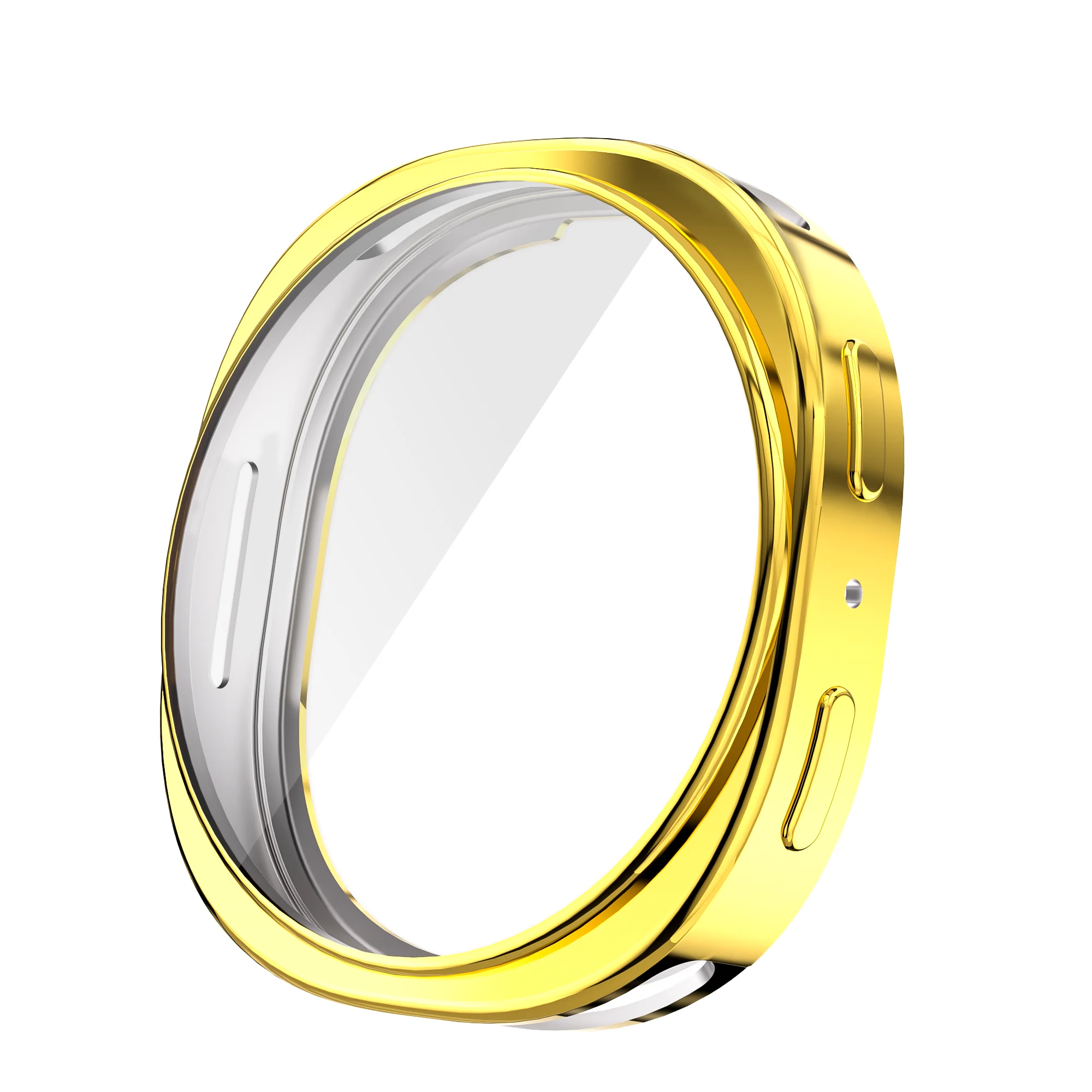 TPU Screen Protector for Samsung Galaxy Watch 8,Anti-Scratch Protector Shockproof Cover Shiny Bumper for Watch 8 40mm/44mm