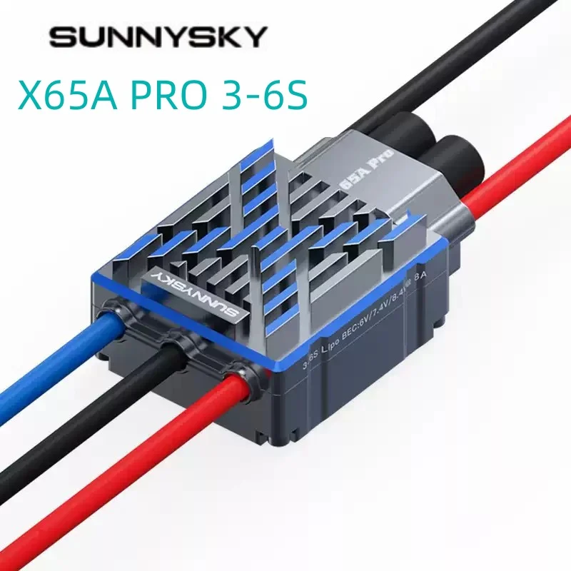 

SUNNYSKY X65A PRO SBEC бесщеточный регулятор скорости 3-6S 65A ESC для RC 30-40E самолетов с неподвижным крылом/380 серии вертолет/дрон