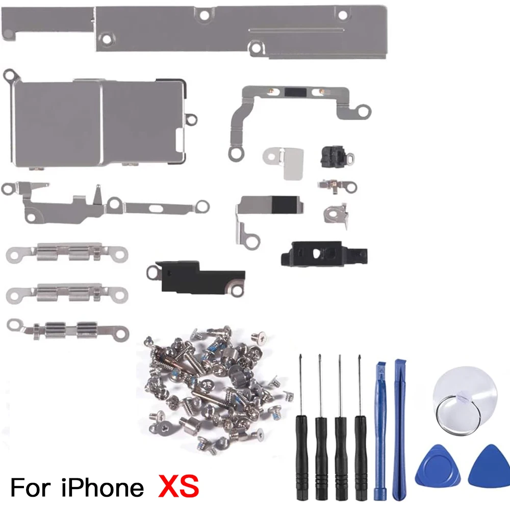 Internal Metal Plate Bracket Cover Parts For iPhone X XR XS 11 12 Pro Max Mini Replacement With Full Set Screw Repair Tool Kit