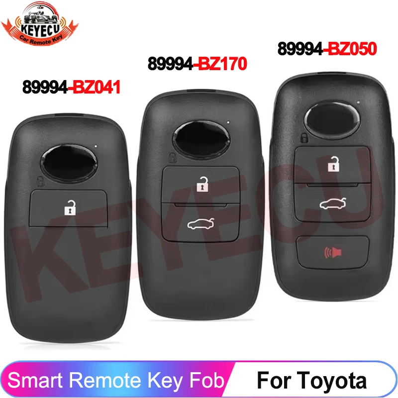 

Бесключевой смарт-ключ с чипом 4A 433 МГц для Toyota Rocky Raize Yaris Cross, пульт дистанционного управления 89994-BZ041 89994-BZ170 89994-BZ050
