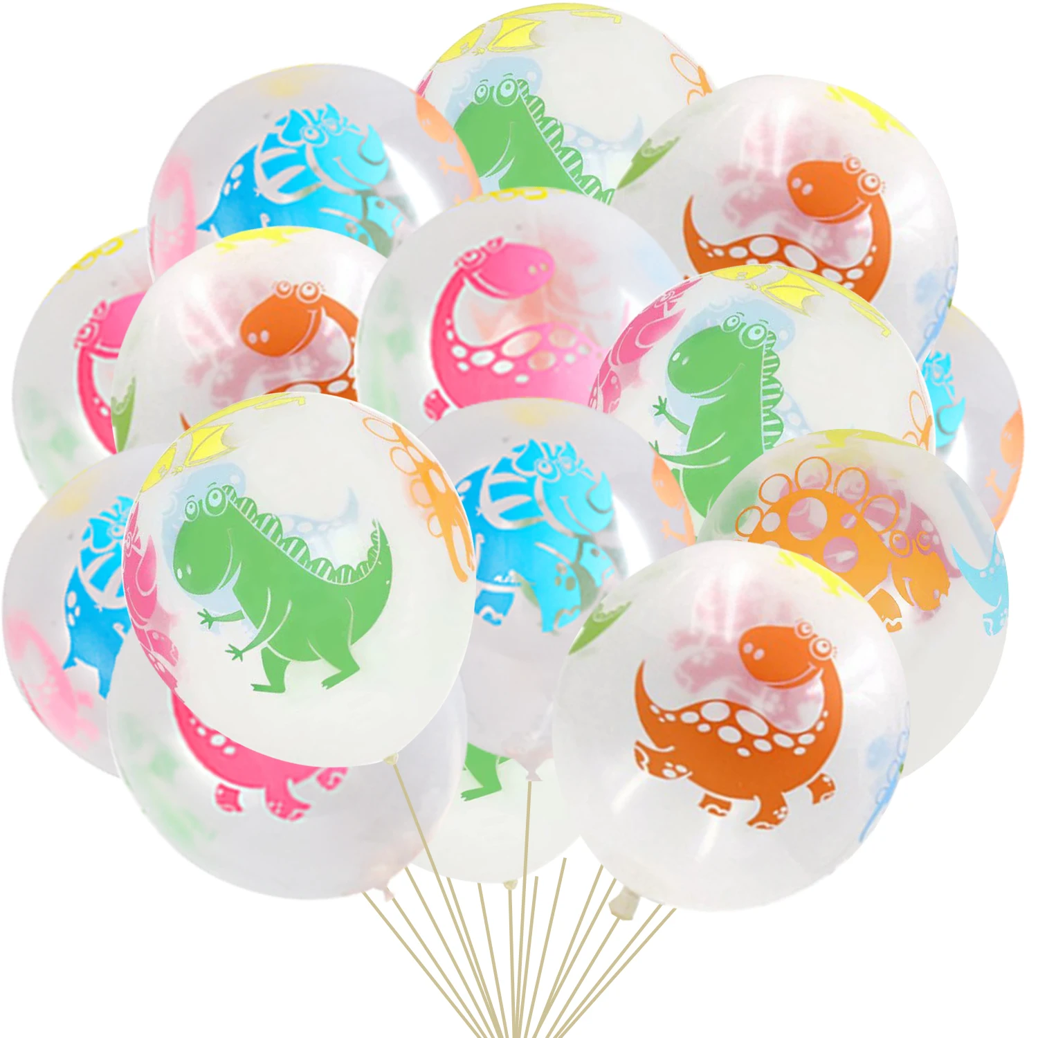 Kleine Dino Party Dekorationen liefert Dschungel Tier druck Latex Luftballons für Kinder Geburtstag Baby Dusche Party Dekoration