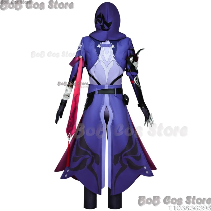 Moze Cosplay Game Honkai Star Rail Cos Costume Wig Suit for Men Moze Jumpsuit Coat Xianzhou YaoQing Shadow Guard Finger Props