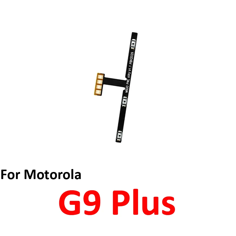Phone Power Volume Button For Motorola Moto G9 Plus New On Off Up Down External Key Internal Flex Cable Repair Parts Blue Gold image 4