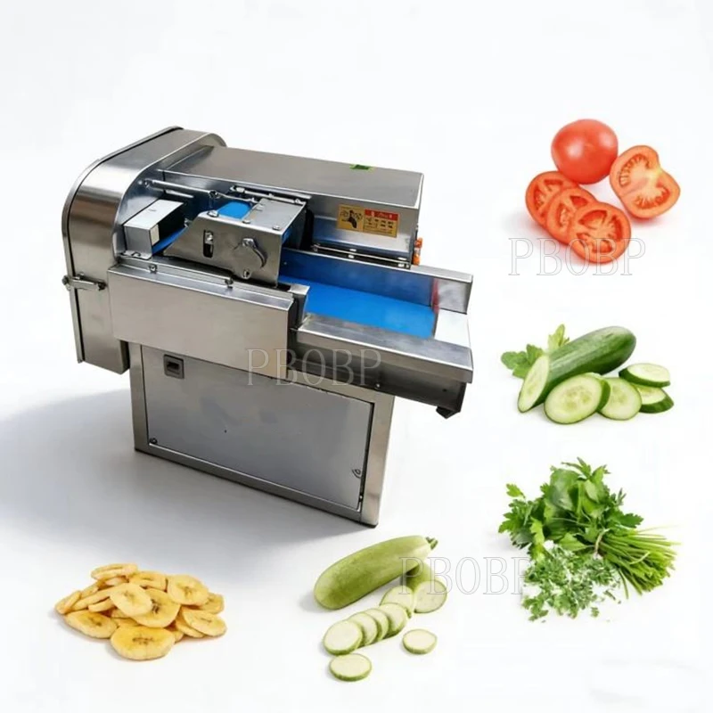 Restaurant Vegetable Slicer Commercial Electric Vegetable Cutter Food Processor Potato Chips Carrot Melon Dicing Cutting Machine