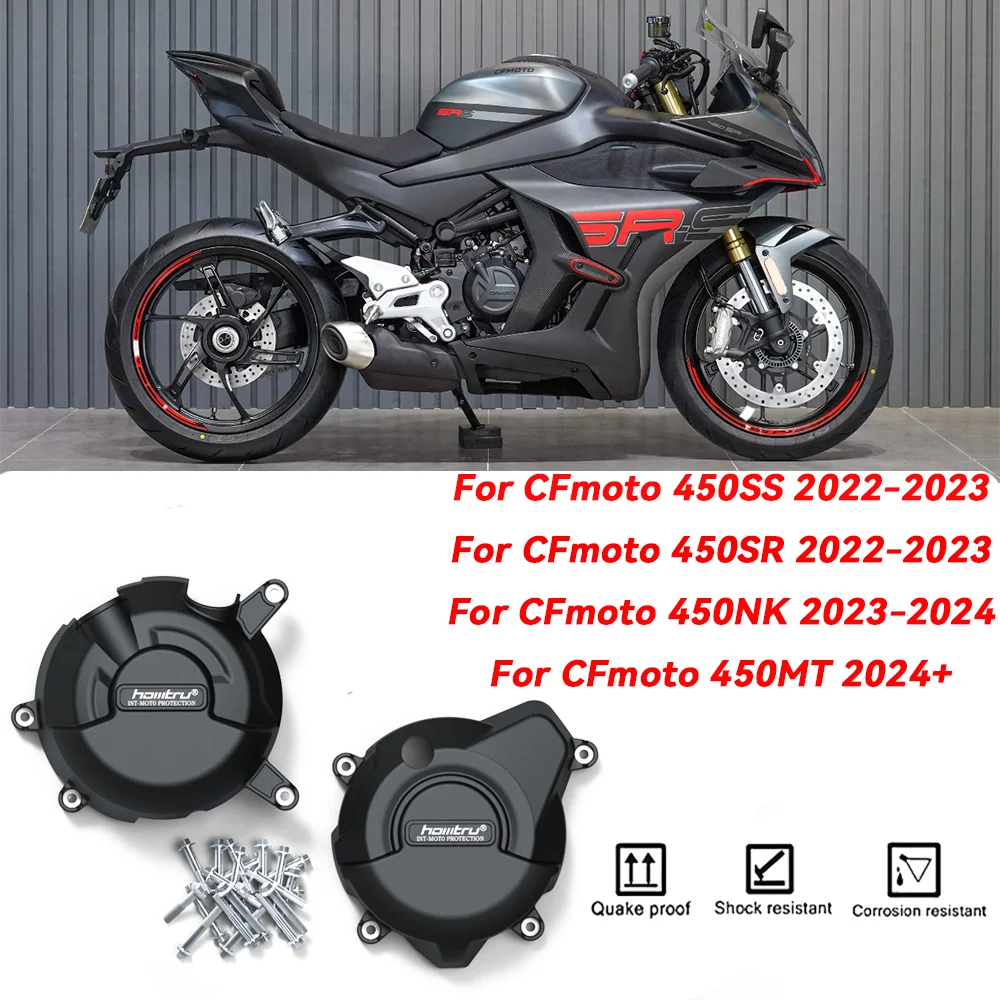 

450MT Engine Cover For CFMOTO 450 MT 2024 450SS 450SR 450NK 2022-2024 Motorcycle Accessories Engine Fall Protective Cover
