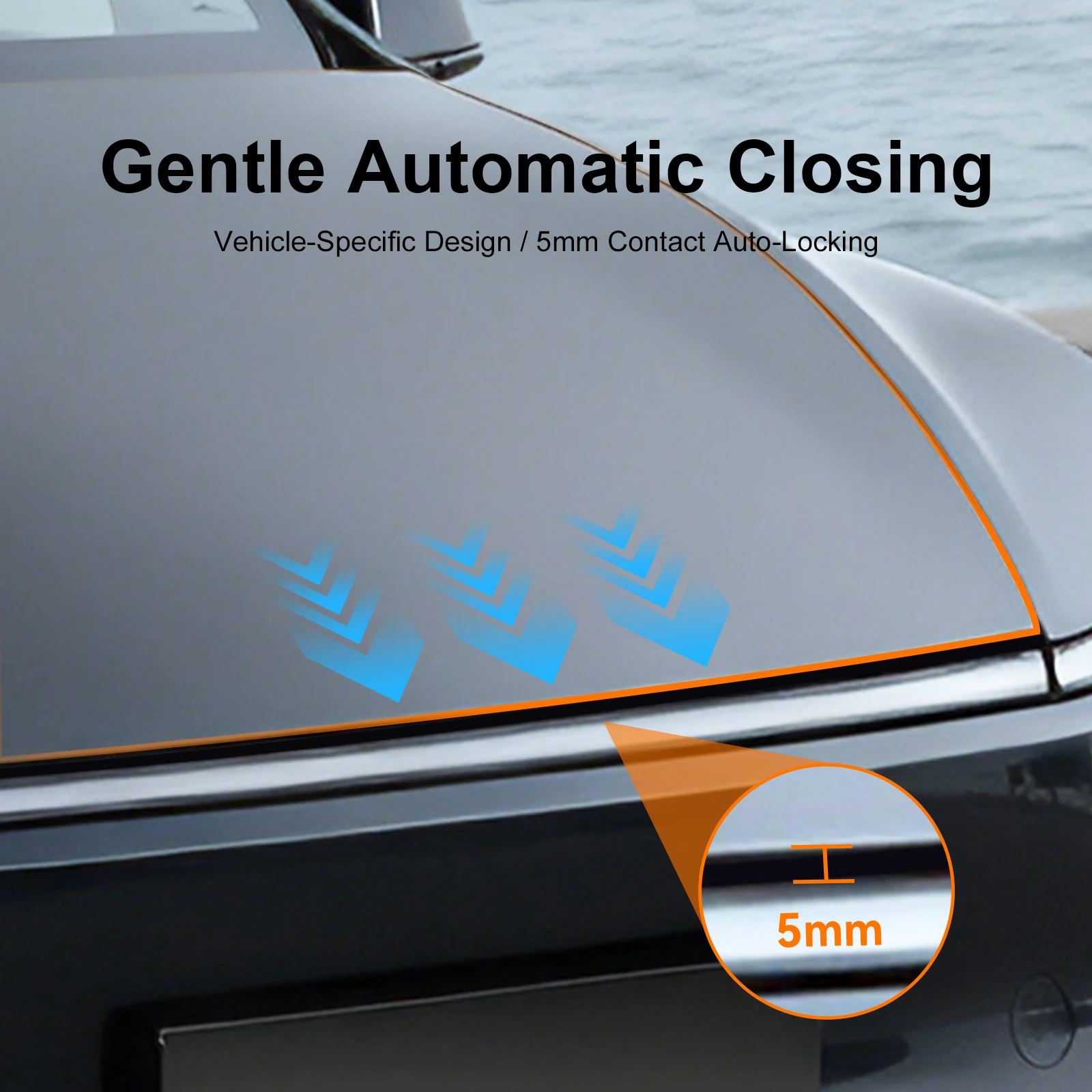 Multiple Control Power Frunk Soft Close Lock For Tesla Model 3 2021- Smart Auto Electric Suction Trunk Gentle Automatic Closing