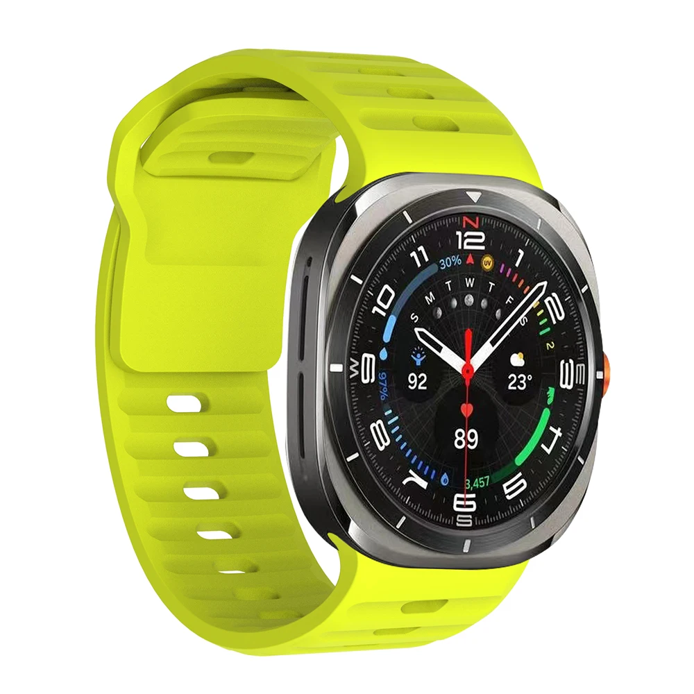 New Silicone Strap for Samsung Galaxy Watch 7 Ultra 47mm Band Sport Bracelet For Samsung Galaxy Ultra 47mm Watchband Accessories