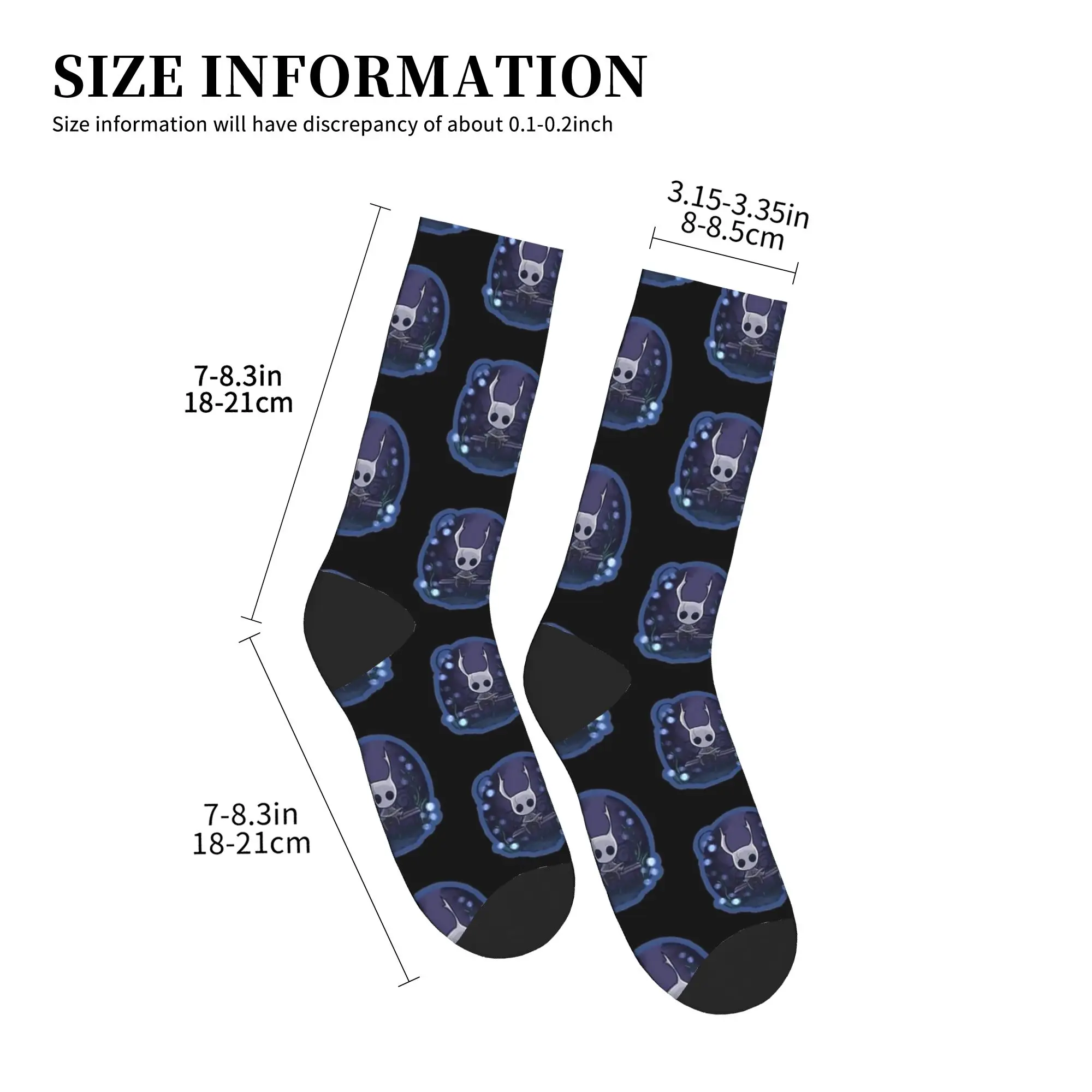Hollow Knight Japanese Manga The Knight Stockings Men  Socks Warm Soft Elegant Socks Winter Running Anti Skid Graphic Socks Gift