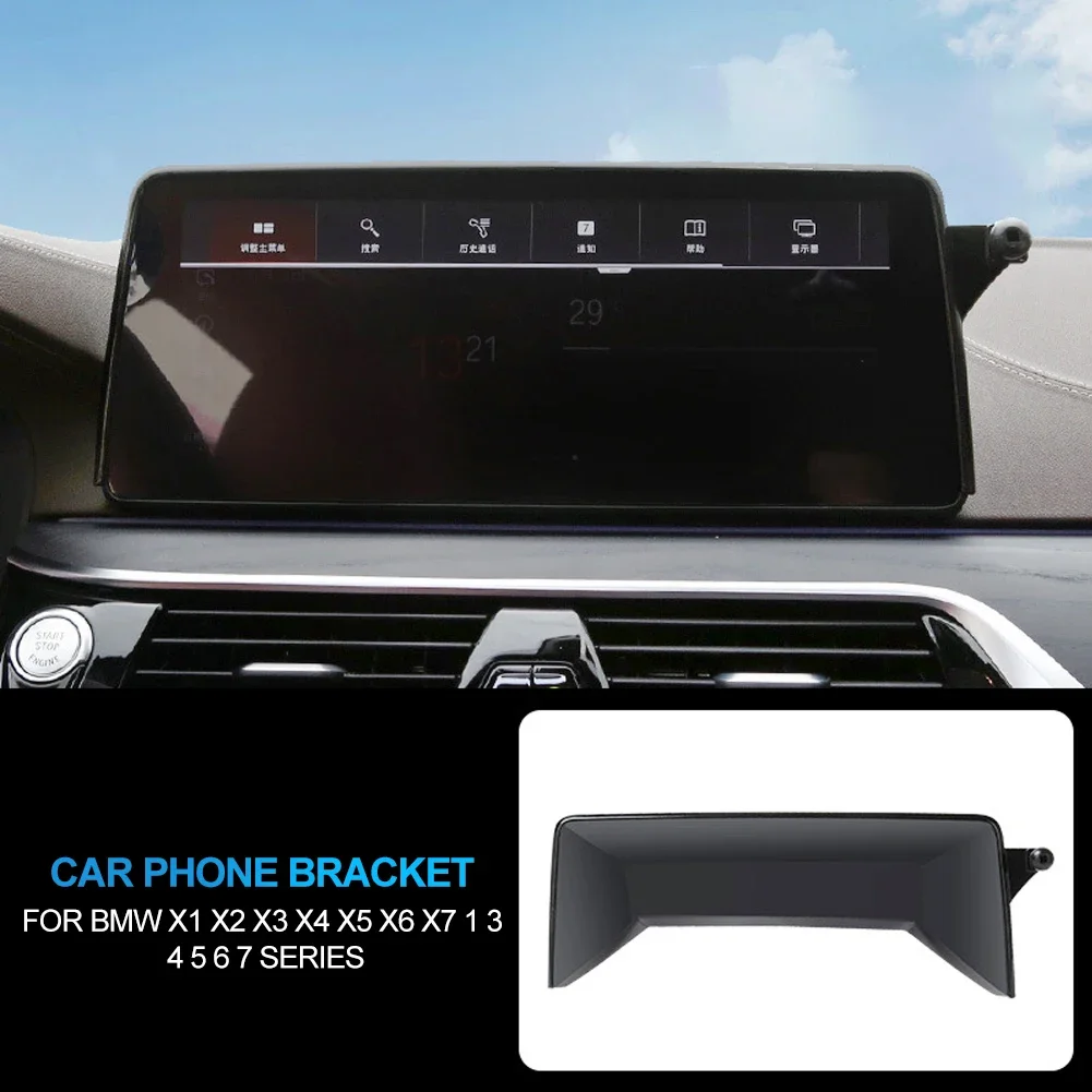 New Car Central Control Fixed Phone Brackets Multimedia Screen Holder Mount For BMW X1 X2 X3 X4 X5 X6 X7 1 3 4 5 6 7 Series