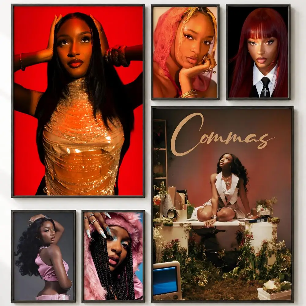 Singer Ayra Starr Poster HD Poster Wall Art Self-Stick No-Residue for Home Cafe Office Great Gift