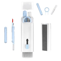 7-in-1 Electronics Cleaner Kit Computer Keyboard Earphone Dust Cleaning Brush Tool for Earbud Cell Phone Laptop Camera