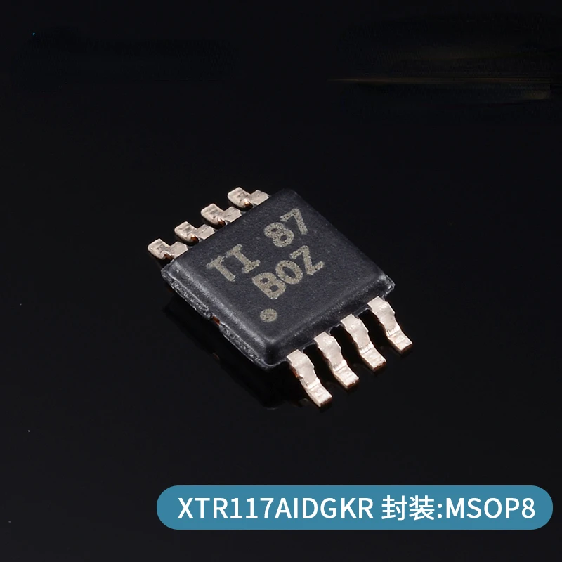 

5pcs New and original XTR117AIDGKR SOP8 Screen printing BOZ Current loop transmitter chip XTR117AIDGKR SOP-8