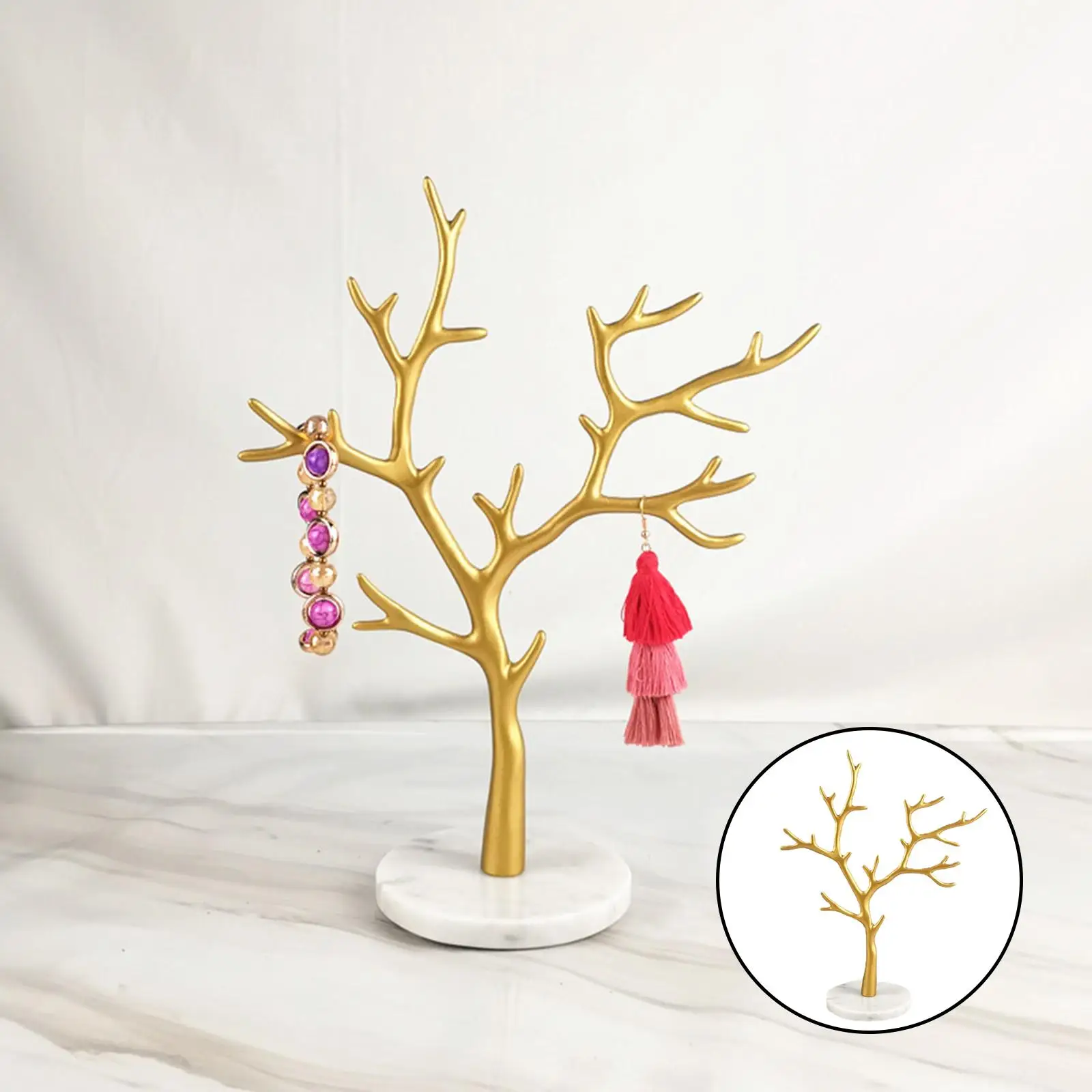 

Fashionable Jewelry Tree Stand, Display Storage Organizer, Necklace Bracelets