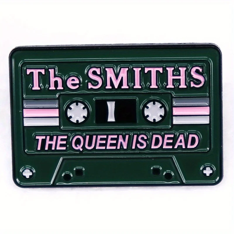 The Smiths Album Cassette Enamel Pin - Punk Style Irregular Shaped Brooch for Clothing and Backpacks