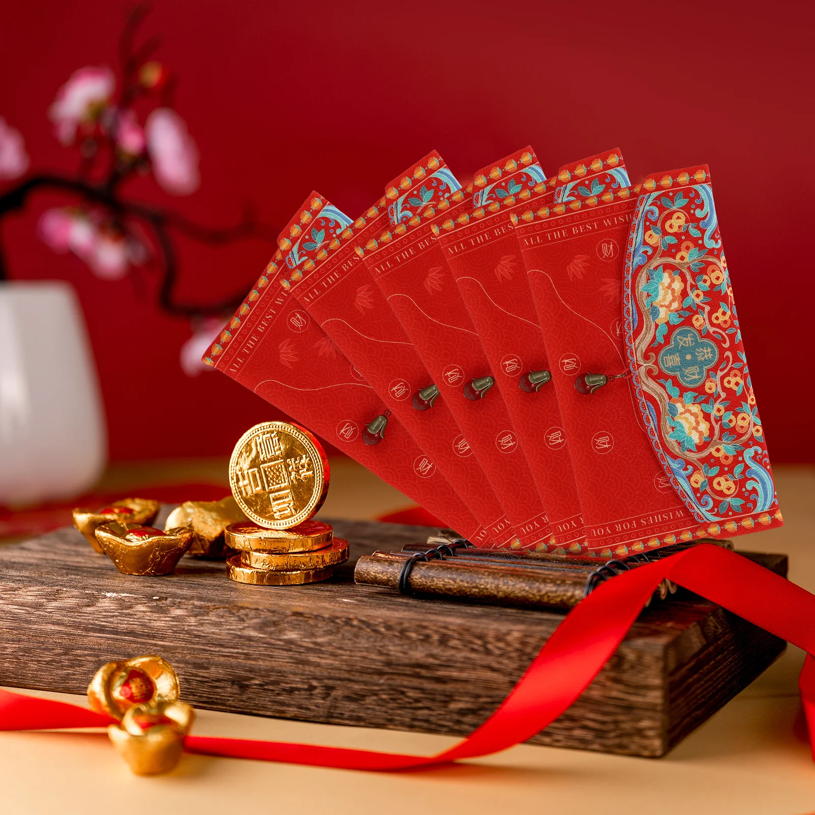Red Packet Chinese New Year Red Envelopes Festive Money Storage Gift Giving Decorative Paper Envelopes