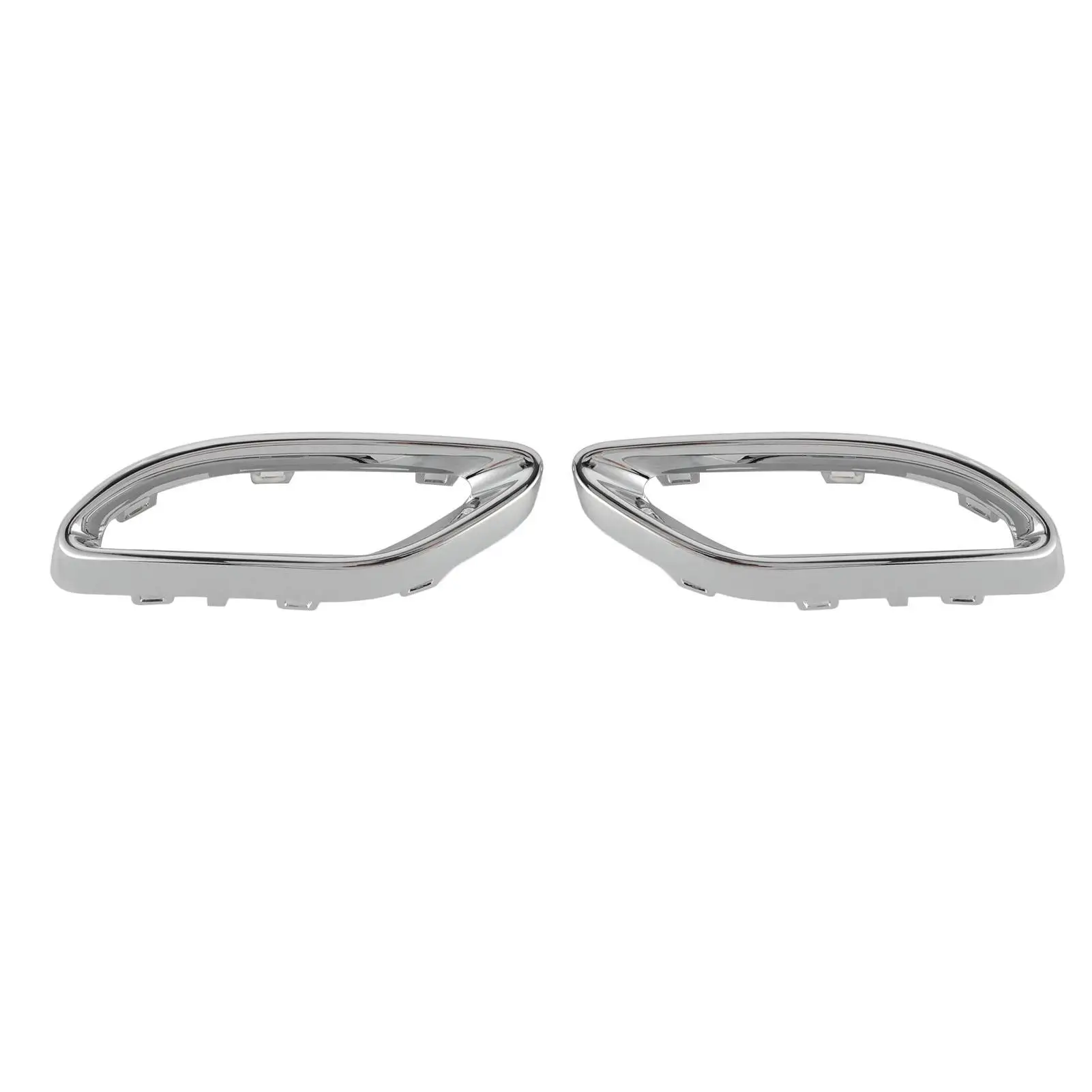 

Gloss Chrome Exhaust Tip Cover Trims for a B C E GLC for CLS -Class W177 W247 W205 W213 X253 C257