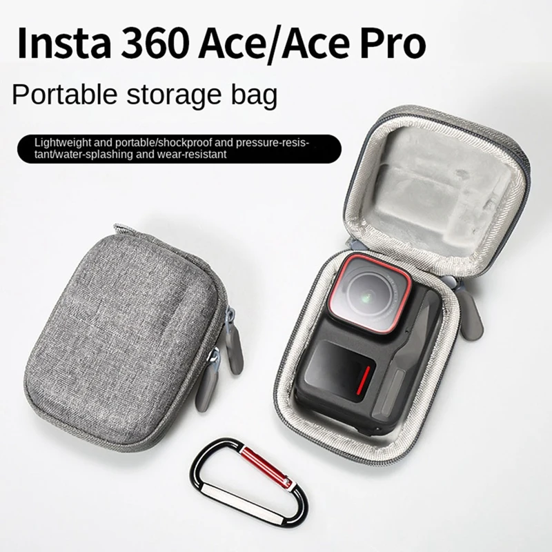 Y94A-For Insta360 Ace Pro All-Inclusive Protective Storage Bag Protective Box Sports Camera Bag Accessories,