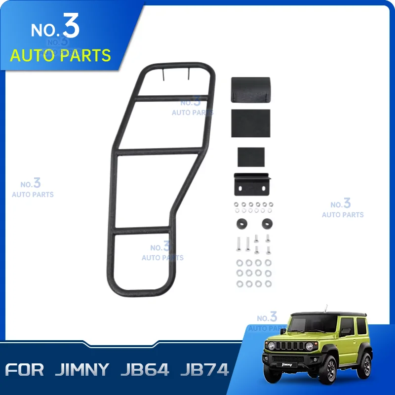 

For Suzuki Jimny JB33 Sierra JB43 1998 2017 tailgate ladder Protective Frames Car Rear Door Tailgate Ladder Exterior Accessorie
