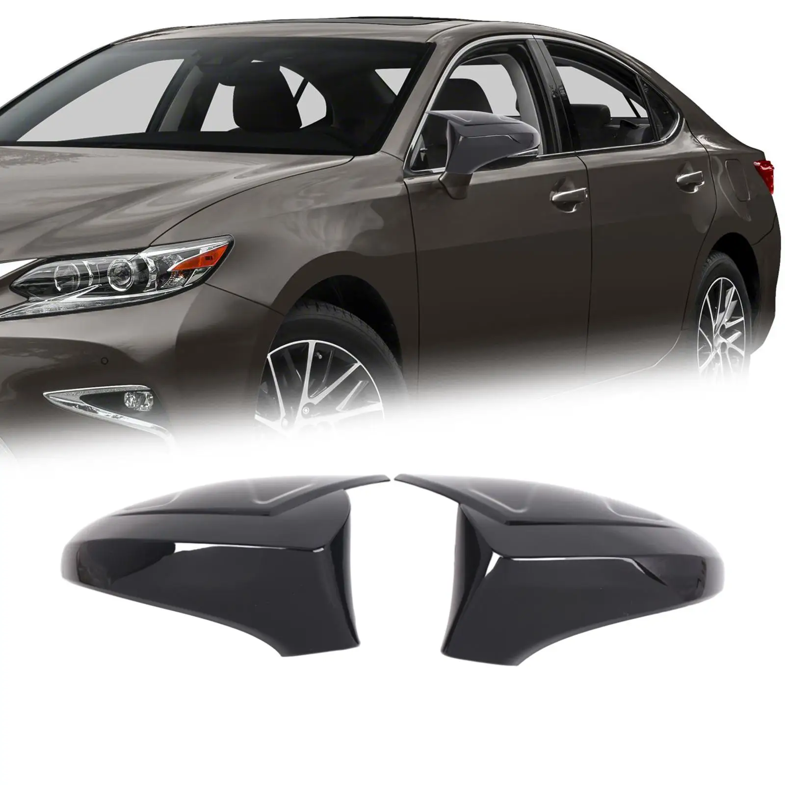 

2x Side View Mirror Covers 8791A30D10B1 8791A30D10A0 for GS GS F