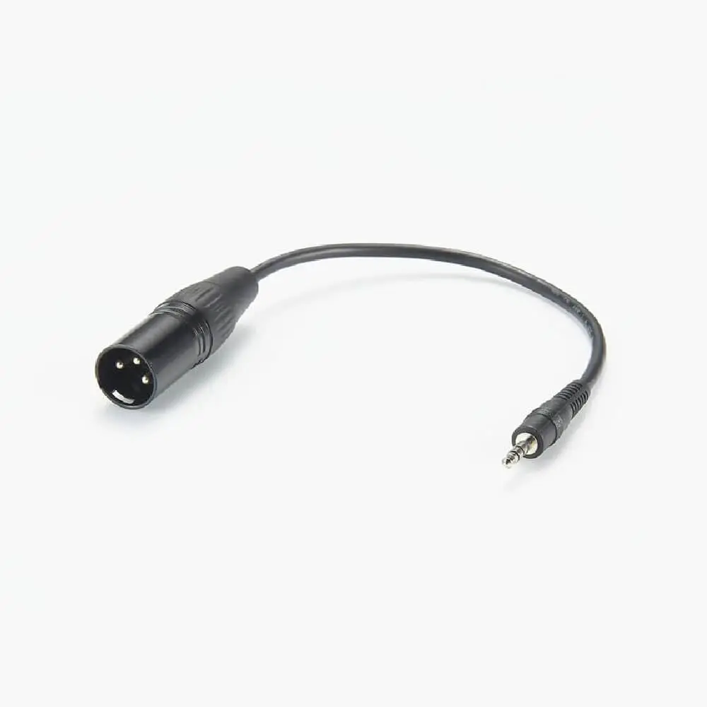 XLR-Kabel Stecker auf 3,5 mm Stecker, XLR auf 3,5 mm Stecker Kabelstecker 0,5 m für Computer-Soundkarten-Kamerakabel