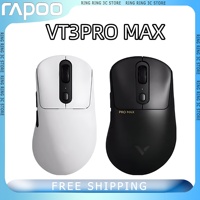 Rapoo VT3PRO MAX Gaming Mouse Dual Mode Wireless Paw3950/3398 Lightweight 4k/8k Mice Ergonomics Laptop Office Gamer Mouse Gift