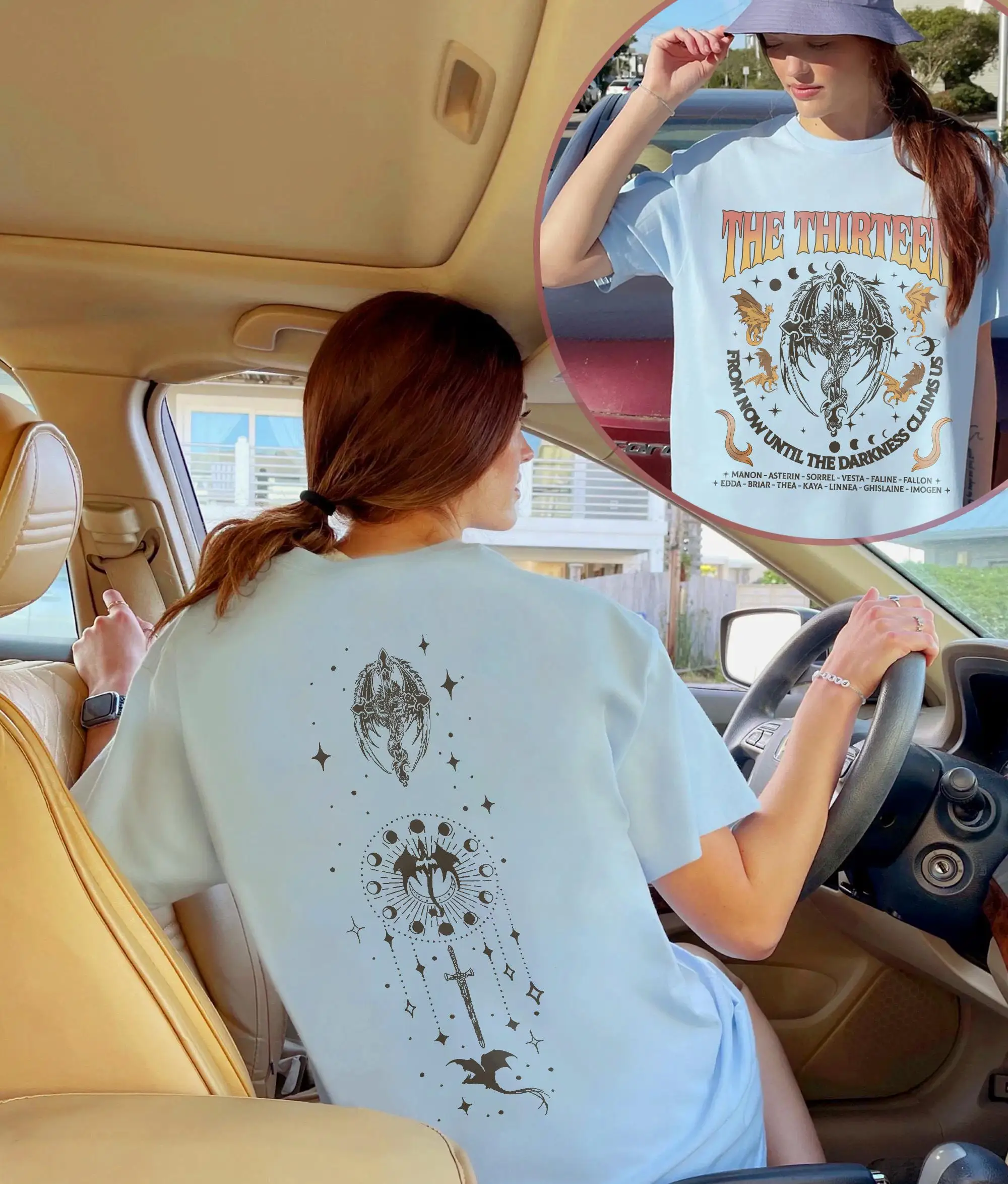 The Thirteen Throne Of Glass Shirt, From Now Until The Darkness Claims Us Tee, Manon Blackbeak Ironteeth Witches Dorian