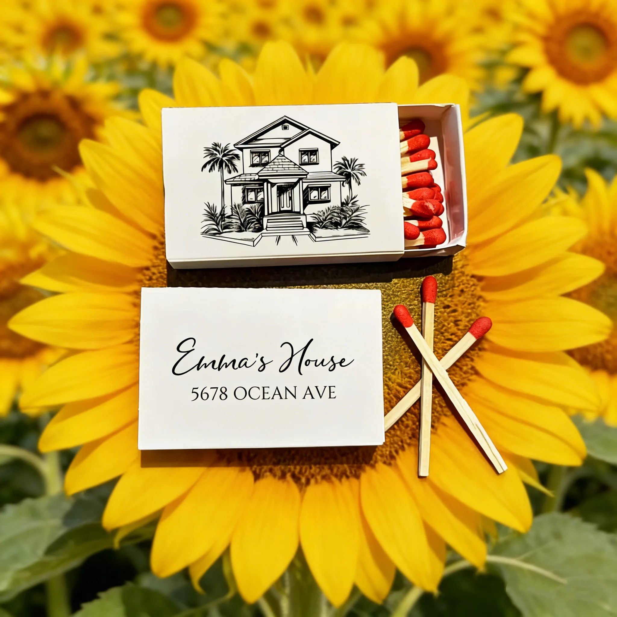 

Персонализированные коробочки для спичек с дизайном «Новый дом», индивидуальные сувениры для вечеринки в честь новоселья, подарки с дизайном «Дом, дорогой дом» для новоселья