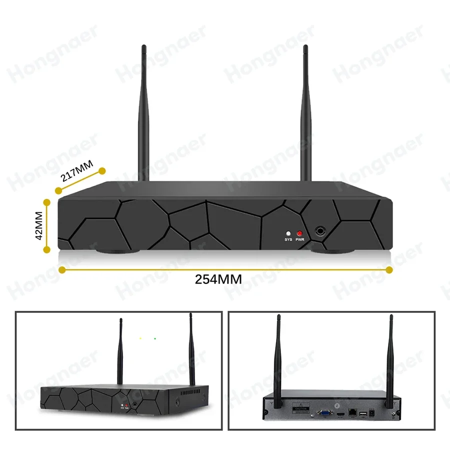 3MP HD 4CH 8CH WIFI Беспроводная система видеонаблюдения Двусторонняя аудио WIFI PTZ-камера NVR Комплект наблюдения
