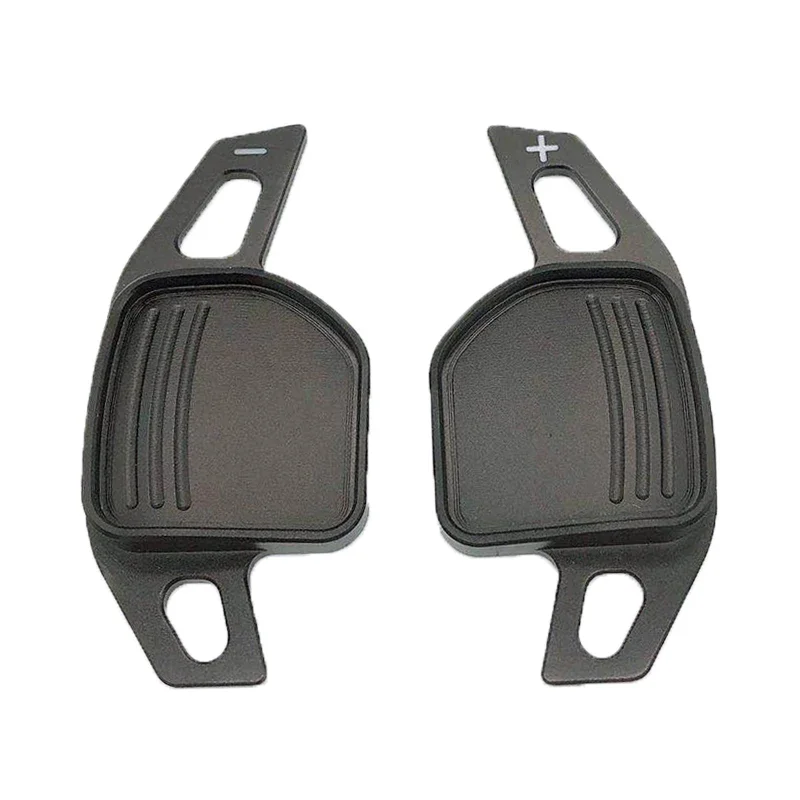 2Pcs Black Shift Paddle Shifter Extension Steering Wheel Fit For Audi 12-16 TT A3 A4L A5 A6L A7 A8 Q3 S4 S6 S8 Accessories