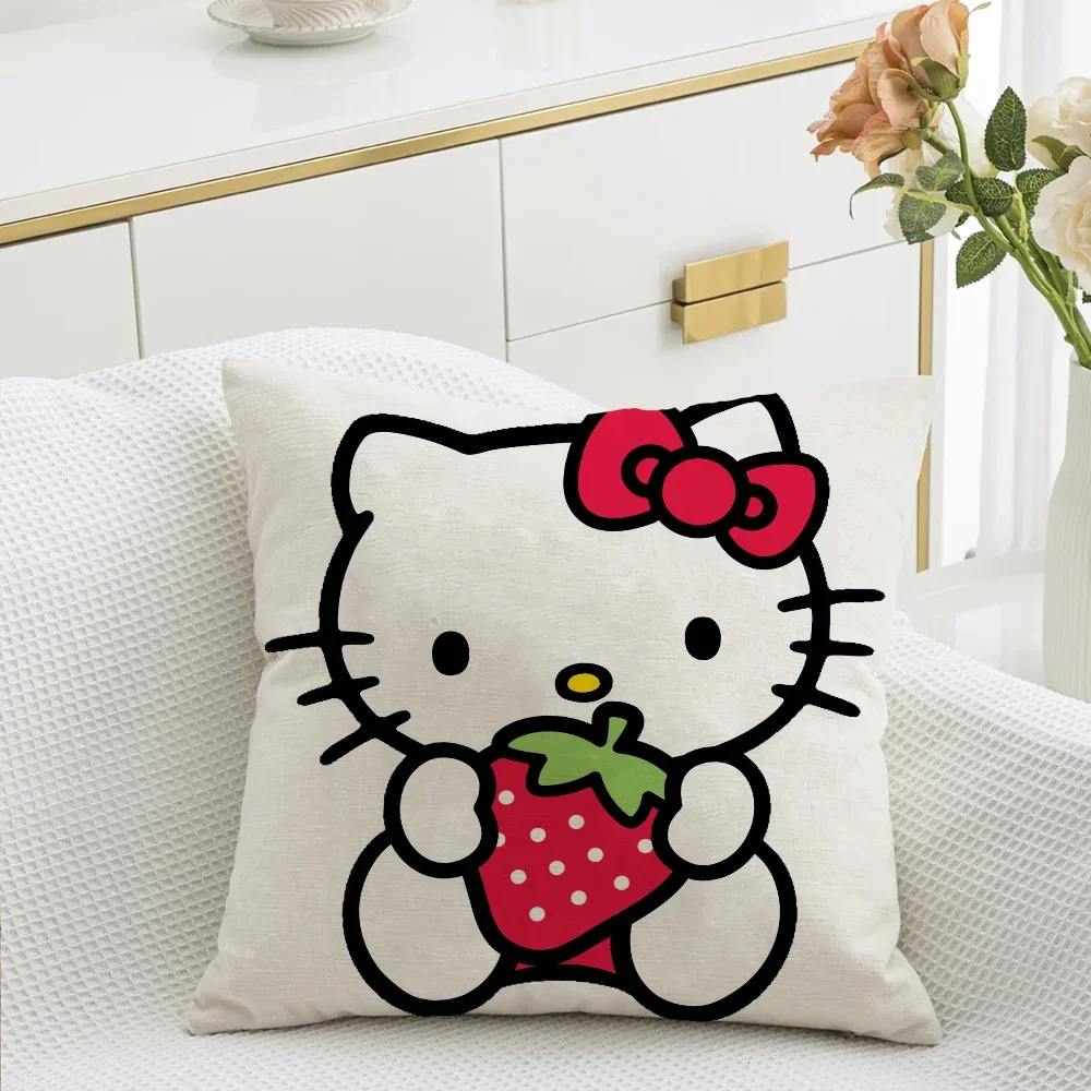 Luxury Living Room Decoration Hello Kitty Home and Decoration Pillow Covers Decorative Cushion Sofa Cushions Cover 45x45 Pillows