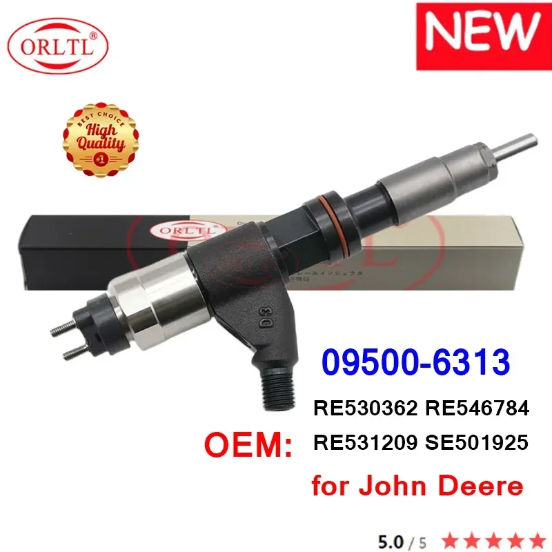 Genuine Fuel Injector SE501925 09500-6313 095006313 09500 6313 RE531209 RE530362 RE546784 for John Deere