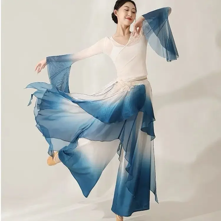 Vêtements en fil de nickel, pantalons légers, vêtements d'exercice, danse classique chinoise, nouveauté