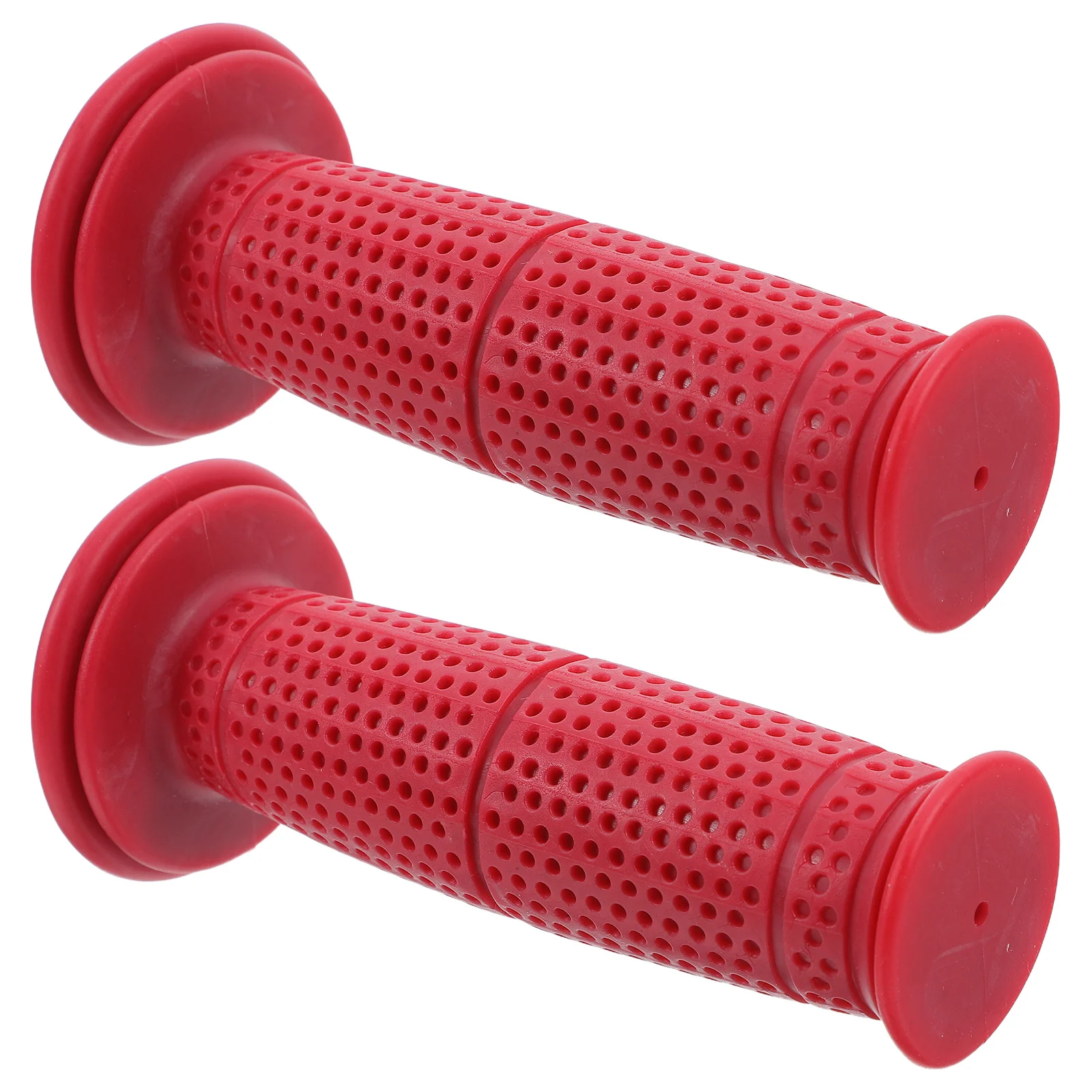 

2Pcs Vintage Motorcycle Handlebar Grips Non Slip Rubber Throttle Grip Universal Fit for Bikes Motorbikes Scooter