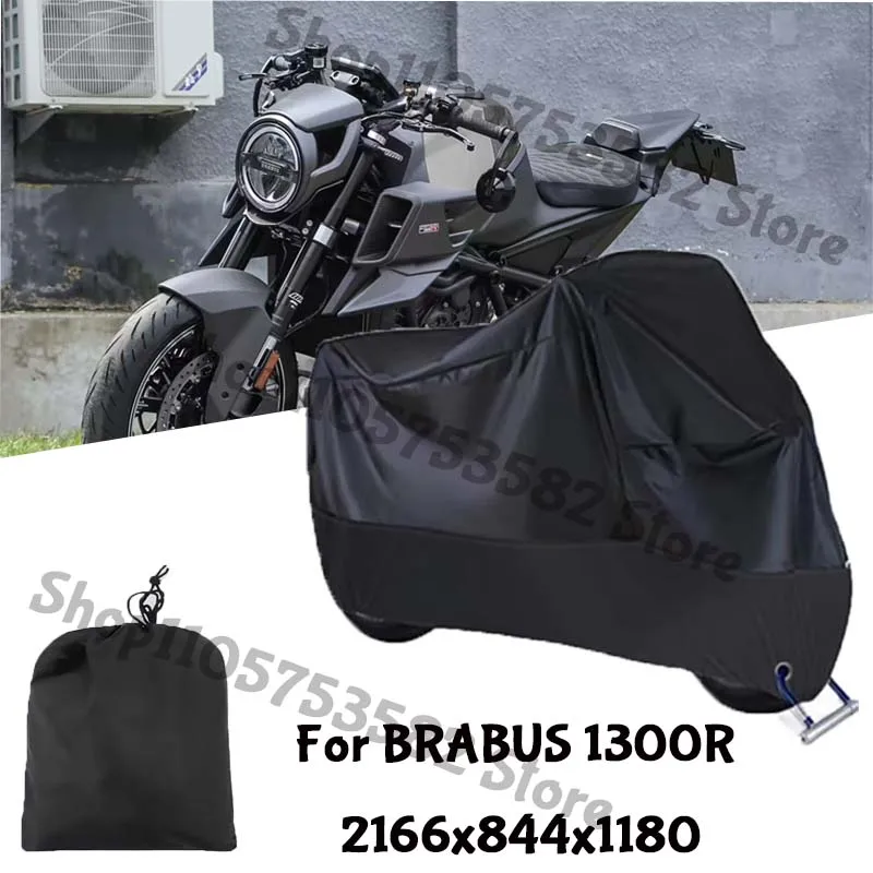 Motorcycle Full Covers For BRABUS 1300R Car Outdoors Sun Protection Dust No Ear Thickened Oxford Clothcover Accessories