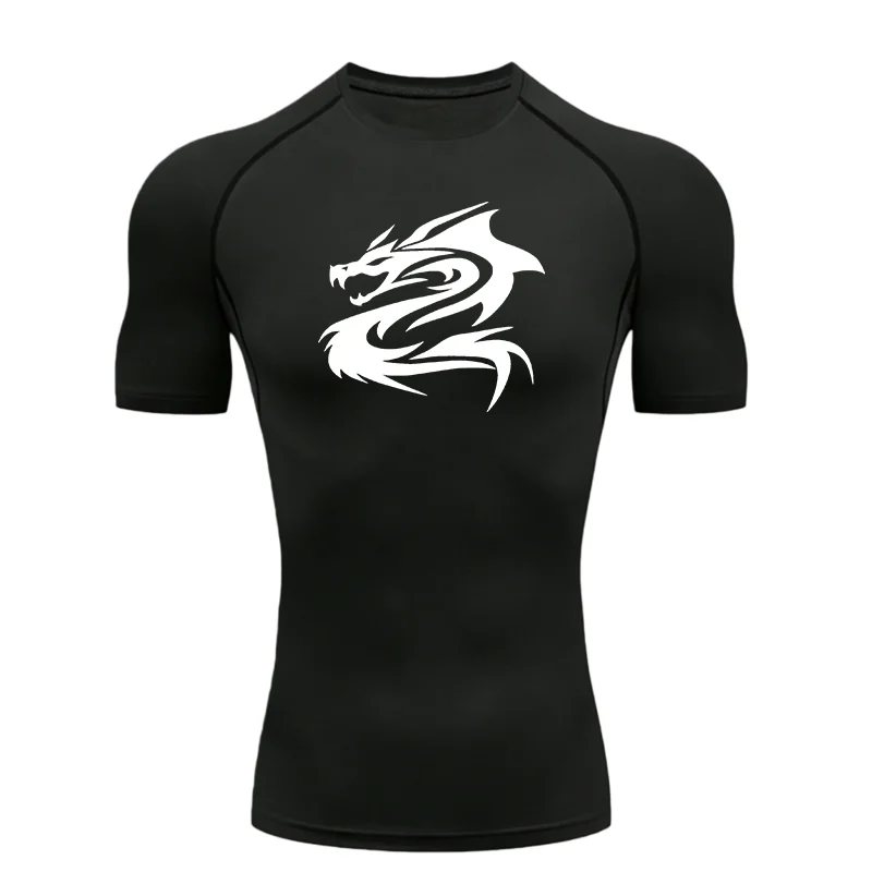 

Pentagram Symbol Men's Sports T-shirt Training Fitness Gym Workout Athletic Tees Rashguard Sports Short Sleeve Quick Dry T-Shirt