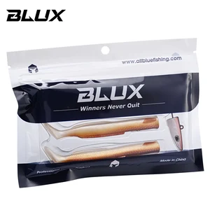 BLUX-HAPPY Sandeel Fishing mồi nhử, mồi nhân tạo, lươn sống mềm, đuôi mái chèo, móc đầu jig, rung vinyl, bánh răng mặn, 13cm, 27g 10 Bán hàng chính Bán hàng Turvira - №4