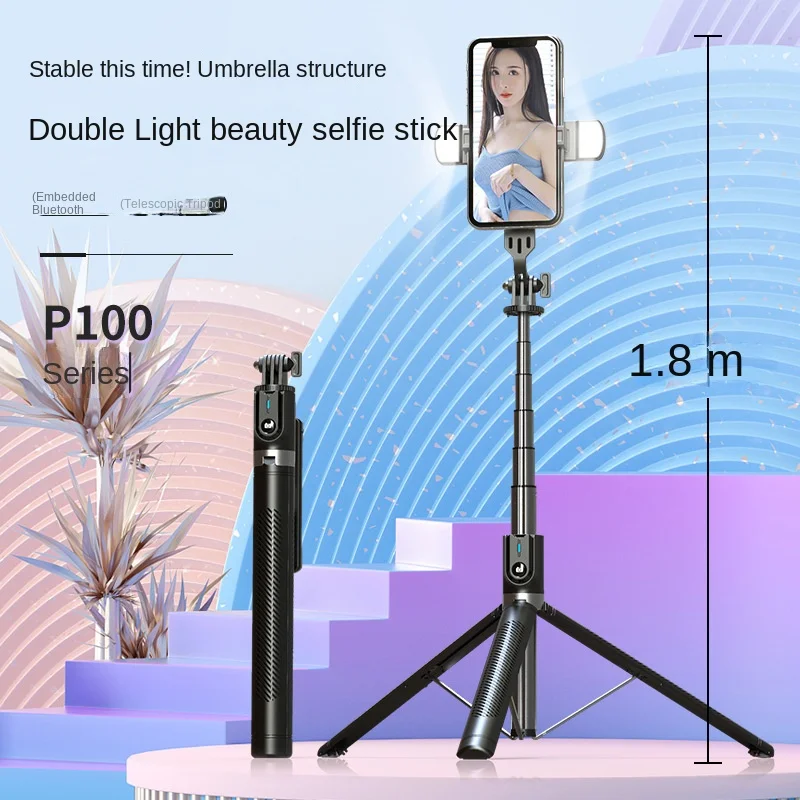 Xiaomi Selfie Stick Wireless Bluetooth Selfie Stick Foldable Lengthening Tripod Shutter Remote Control Phone Holder