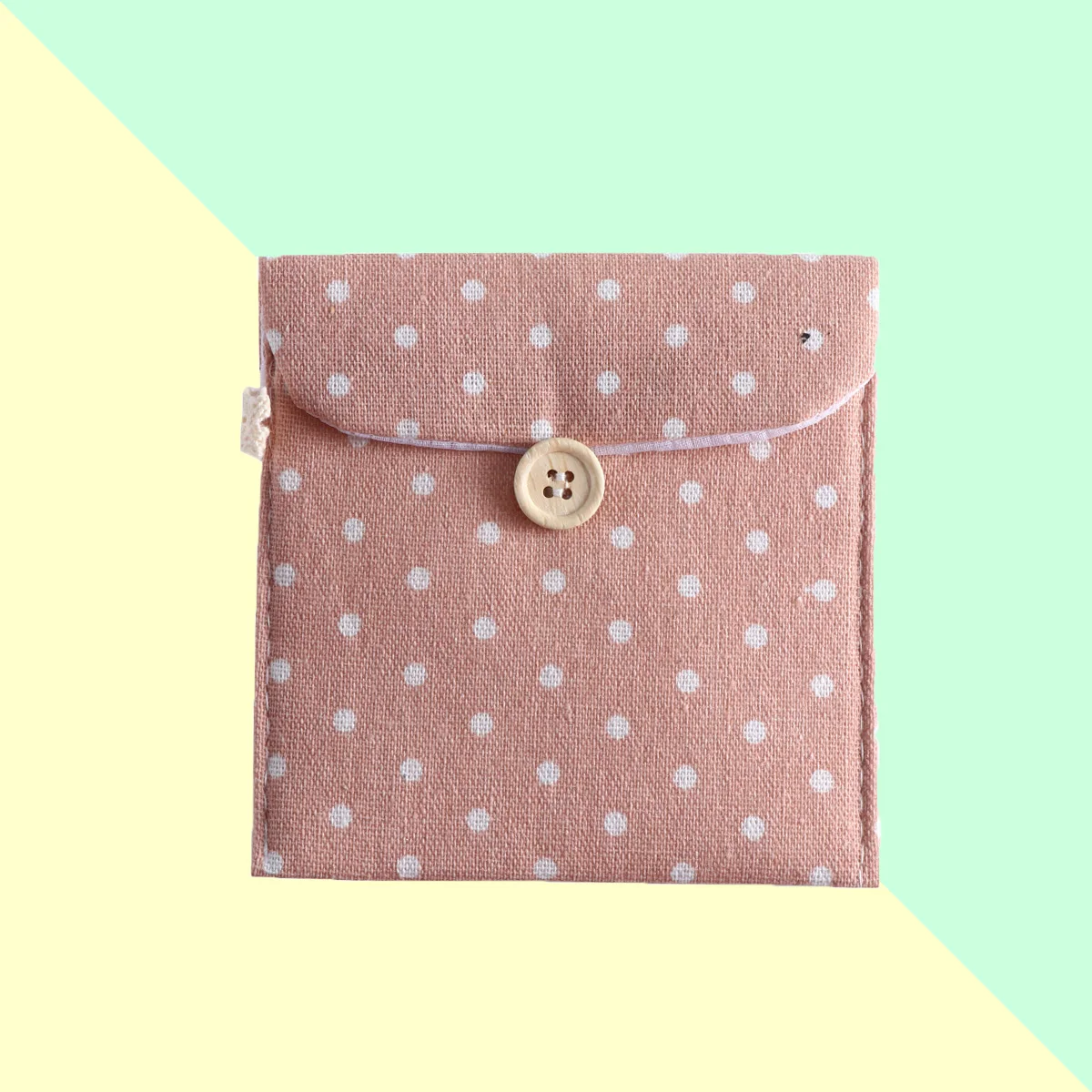 

Women Sanitary Pouch Wallet Japanese and Korean Purse Plain Secret Pad Holder Menstrual Miss