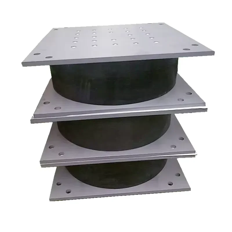 Basin Rubber Bearings for Highway and Railway Bridges Elastic Vibration Isolator Vibration Isolation Damping Bearings Lead