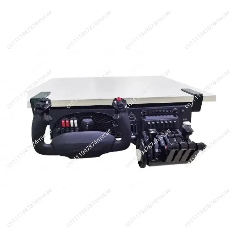 Multifunctional Desk Mount  Throttle Quadrant Flight Simulator Joystick with Honeycomb Design