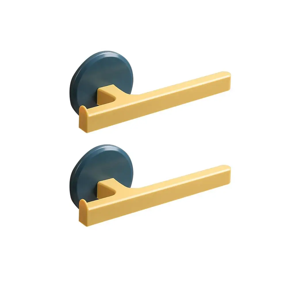 

2 Pcs Wall Mounted Towel Rack Multi Purpose No Drill Rustproof Waterproof Storage Holder Bathroom Shelf Hanger For Bath Towel